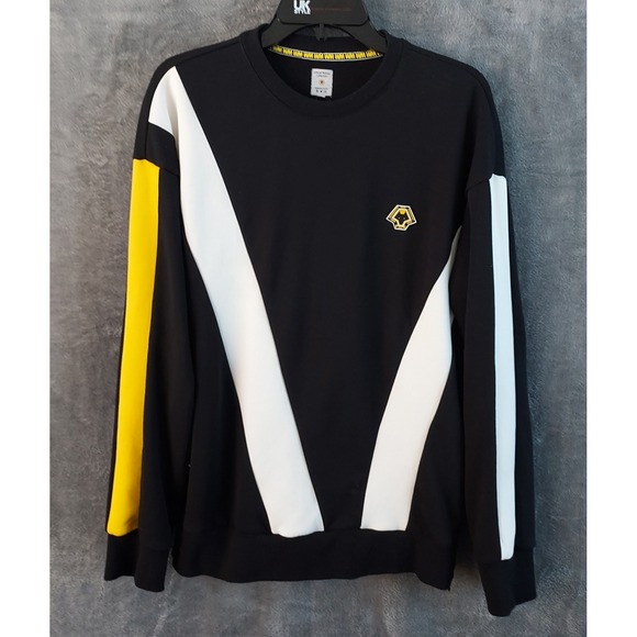 NWOT Wolverhampton Wanderers Wolves F.C. Track Suit Large Black White Team Gear‎ - Picture 2 of 16